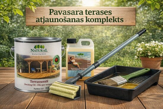TERASES ATJAUNOŠANAS KOMPLEKTS